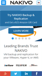 Mobile Screenshot of nakivo.com