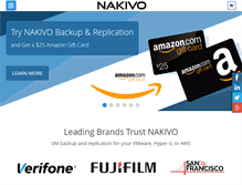 Tablet Screenshot of nakivo.com